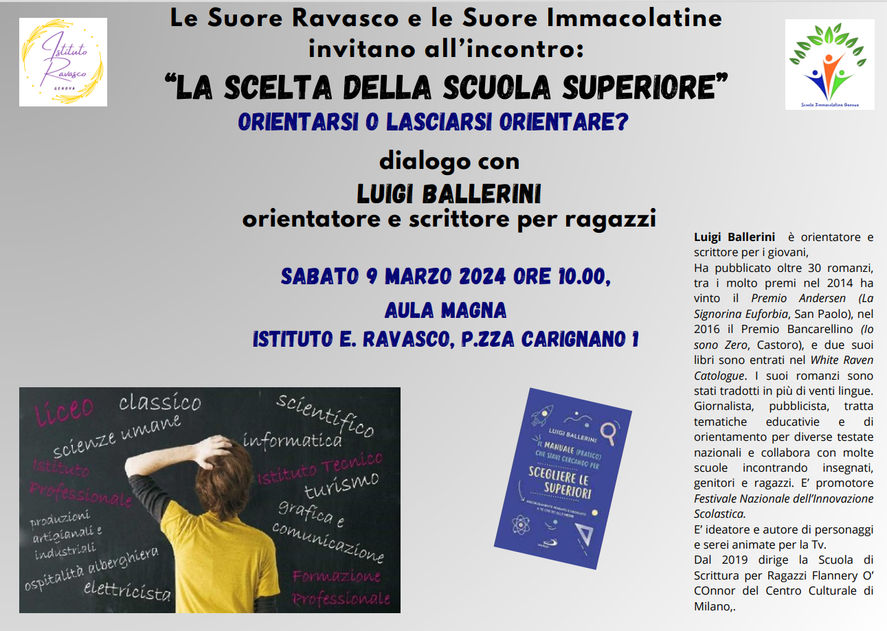 SAVE THE DATE incontro Ballerini Ravasco e Imma